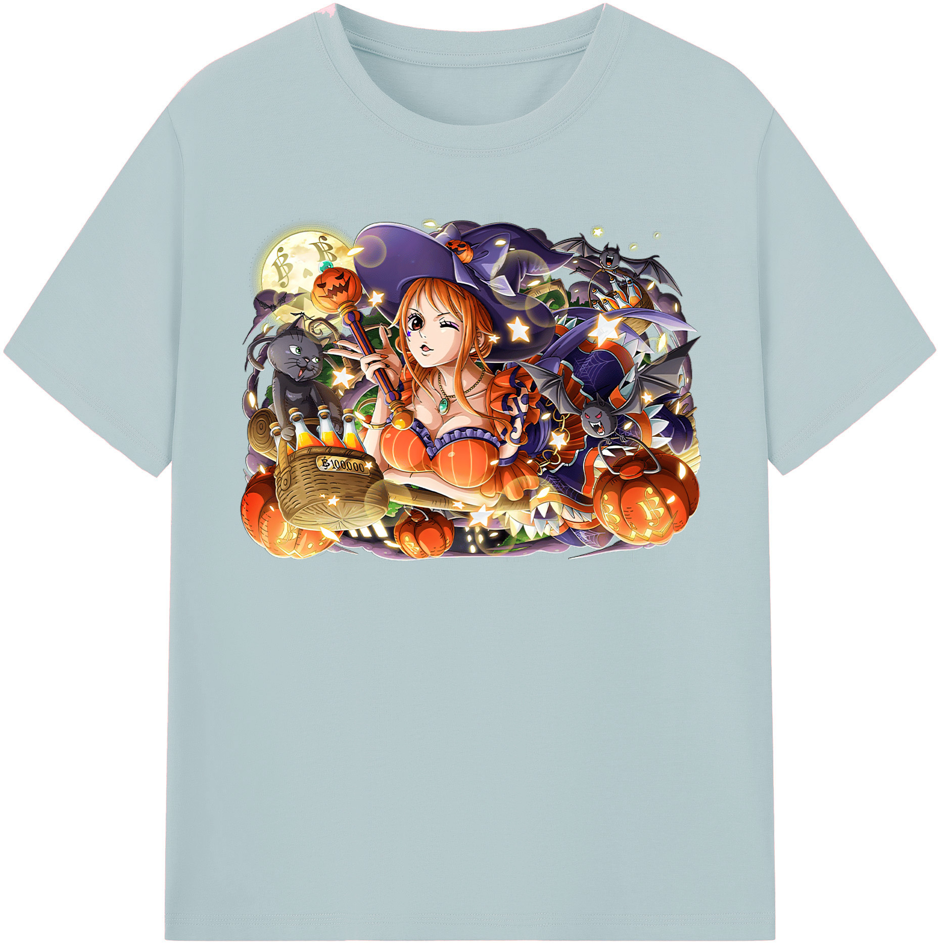 （画像用） ワンピース ナミ ONE PIECE Nami 綿100％半袖Tシャツ（フロントプリント）